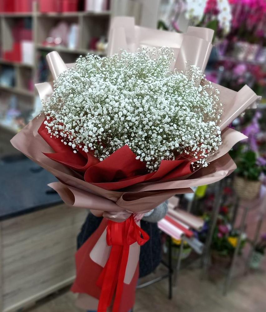 Букет Белые хлопья в Хатажукае Букет цветов из: Гипсофила в Хатажукае